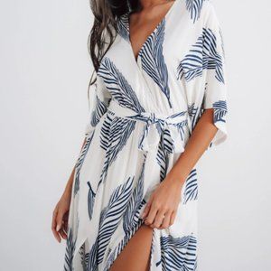 Baltic Born Corinth Maxi Dress, S, Navy and White, Summer Sundress